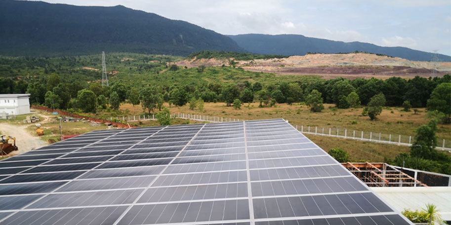 Солнечная система Камбоджи мощностью 50 кВт